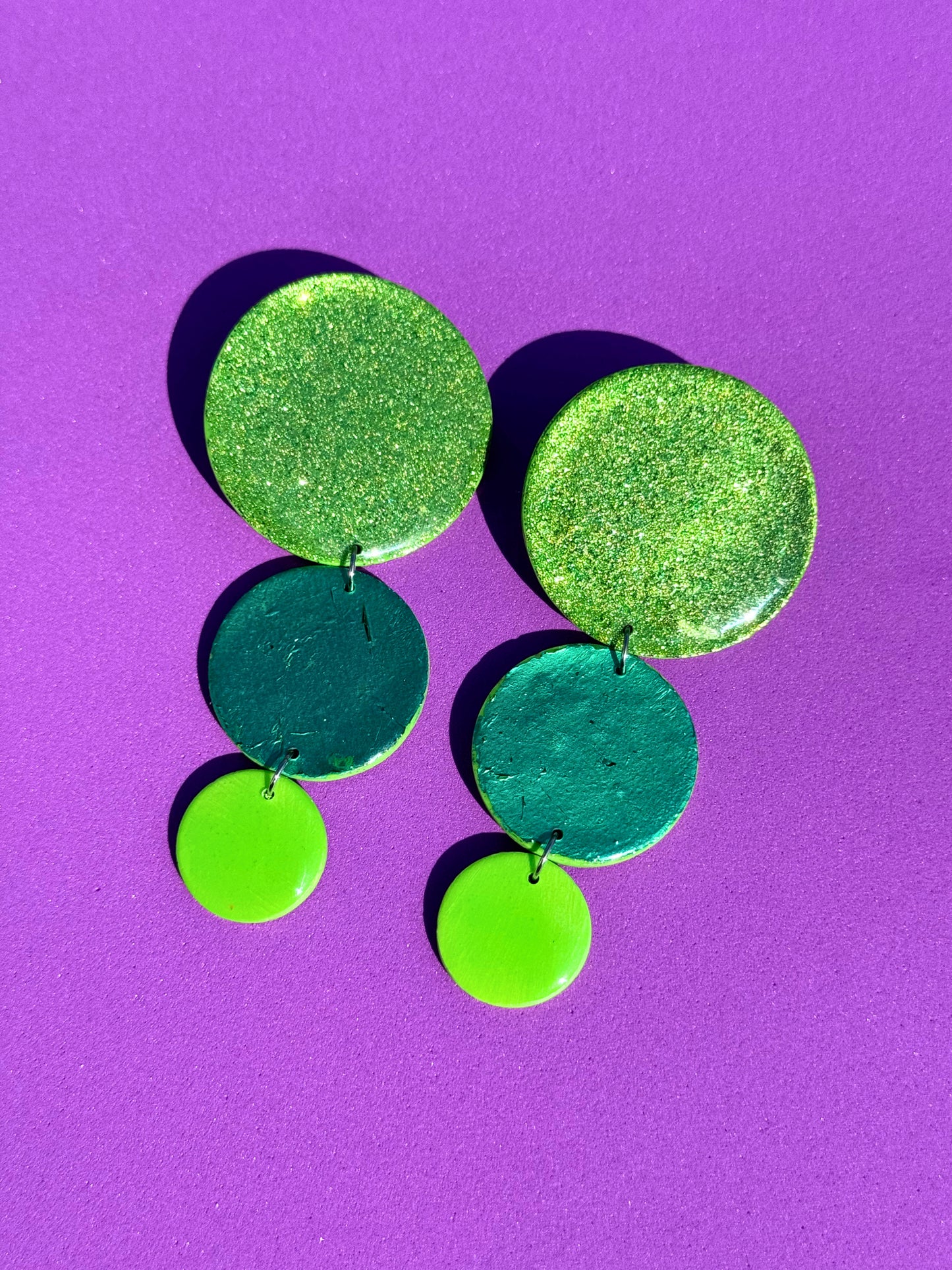 ORA Vert - Pailleté, métallisé, uni
